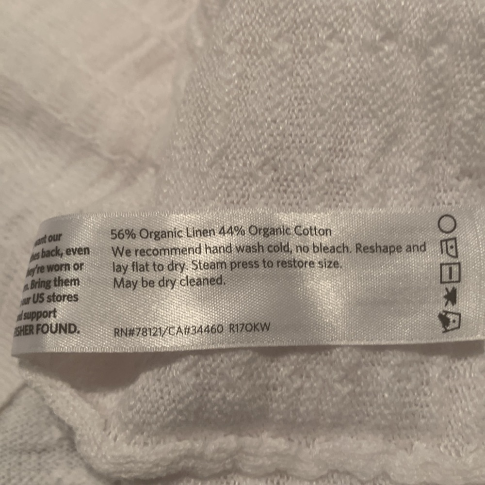 NWT EILEEN FISHER LINEN/COTTON BOXY TOP - Picture 5 of 9